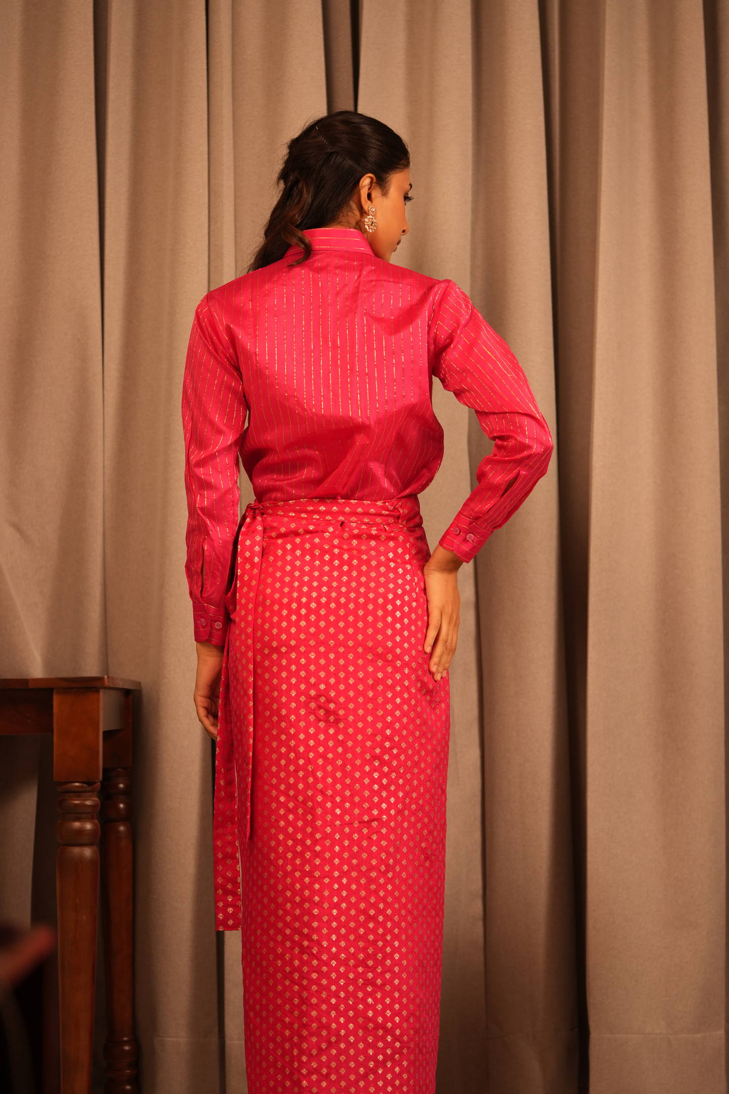 Ani Wrap Skirt Set