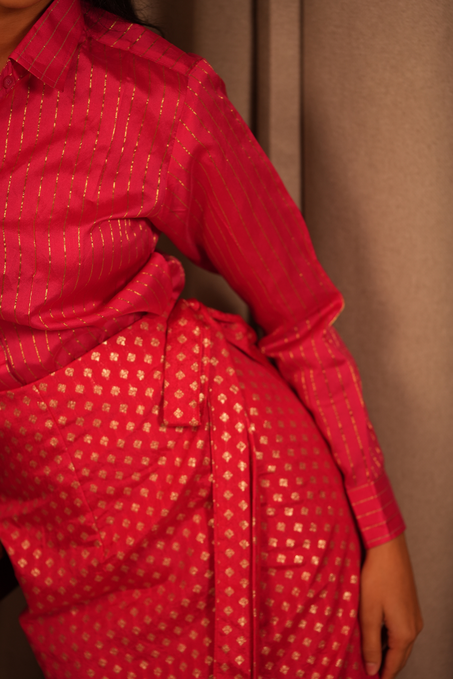 Ani Wrap Skirt Set