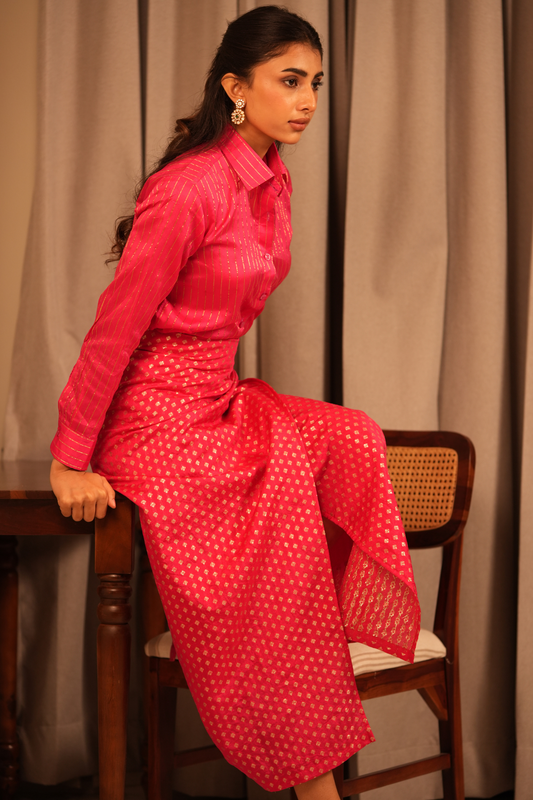 Ani Wrap Skirt Set